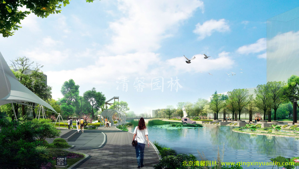 北京五環(huán)清馨園林工程案例:紹興新城區(qū)工程案例展示